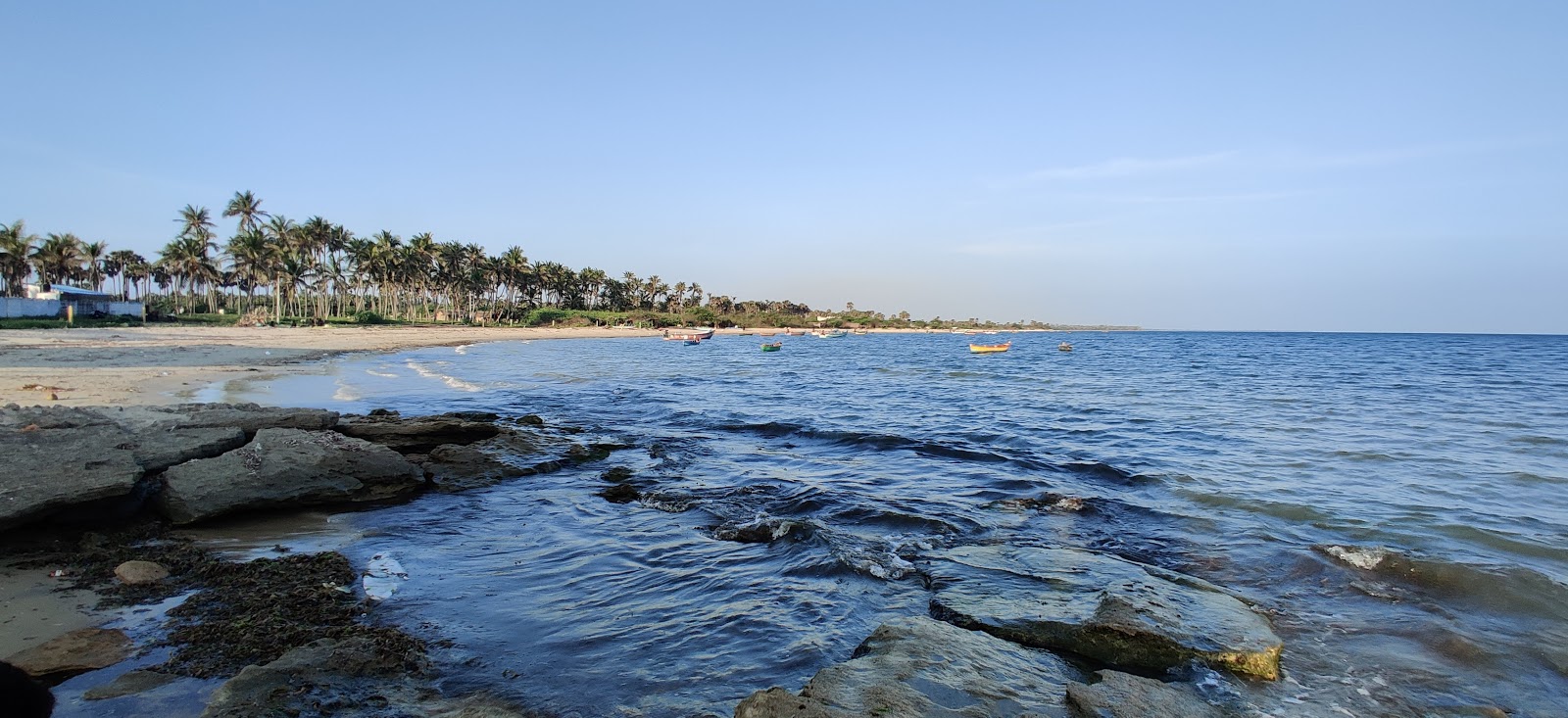 Pakkirapa Sea Park Beach的照片 带有宽敞的海岸