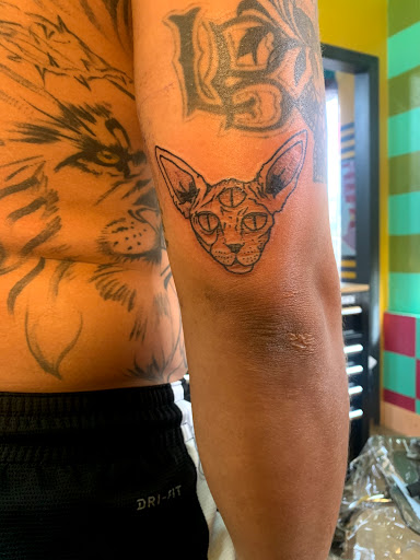 Explore silver line tattoo ideas, creative tattoo ideas in Lincoln City, available at Black N Blue Tattoo & Skate Shop