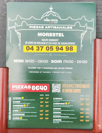 Menu / carte de Kiosque a pizzas-morestel à Morestel