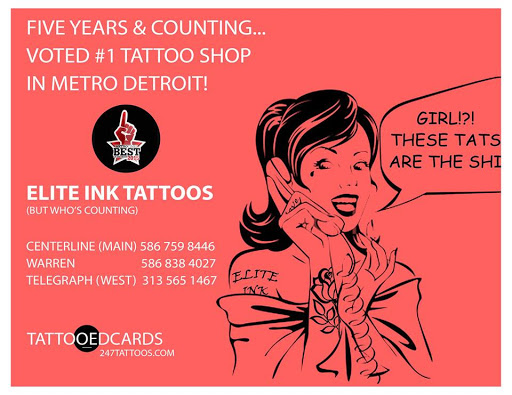 Tattoo Shop «Elite Ink Tattoo Studios», reviews and photos, 8602 N Telegraph Rd, Dearborn Heights, MI 48127, USA