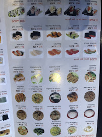 Sakura Sushi à Meaux menu