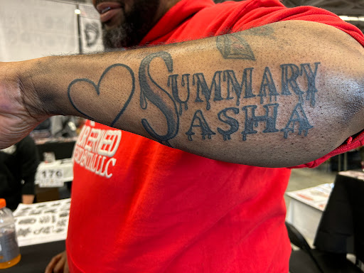 Find mason tattoo ideas for your next unique tattoo in Dayton at Uppity Tattoos