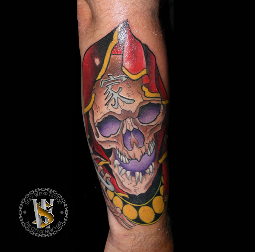 Explore demonic tattoo ideas, creative tattoo ideas in Duluth, available at Gitchee Gumee Tattoo