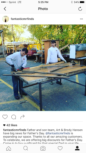 Rustic Furniture Store «Fantastic Mr. Finds Custom Reclaimed Industrial Furniture», reviews and photos, 1346 Fort Union Blvd, Cottonwood Heights, UT 84121, USA