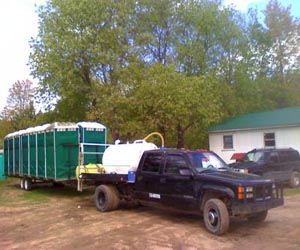 Zoscsak Septic Porta Potty in Manistee, Michigan