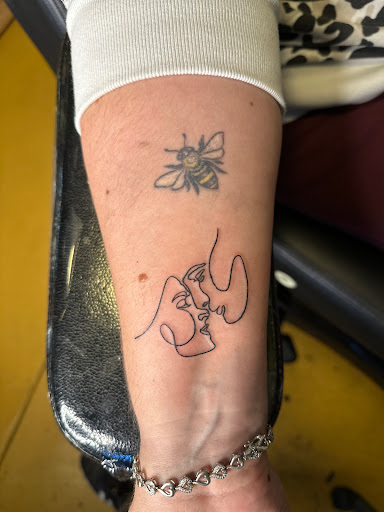 Explore name tattoo ideas arm, creative tattoo ideas in Prescott, available at Bold as Love Tattoo and Piercing Studio