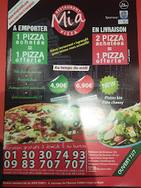 Menu / carte de Family's Pizza Cergy à Cergy