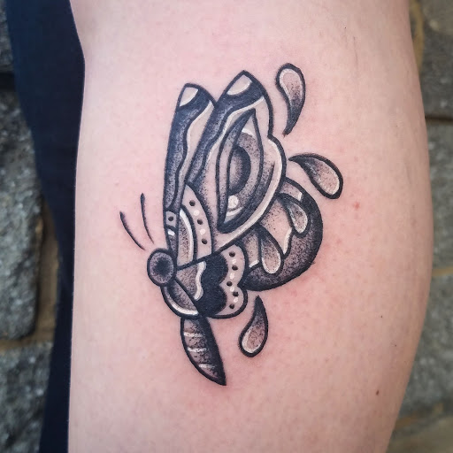 Explore valentine's day tattoos ideas, creative tattoo ideas in Easley, available at Peach Pit Tattoo