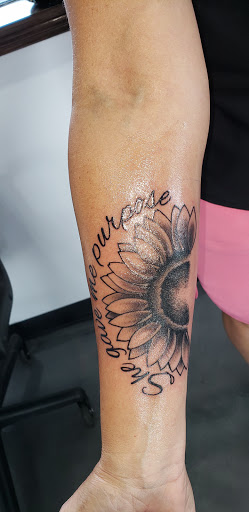 Explore dark angel tattoo ideas, creative tattoo ideas in Tallmadge, available at Killjoy tattoo