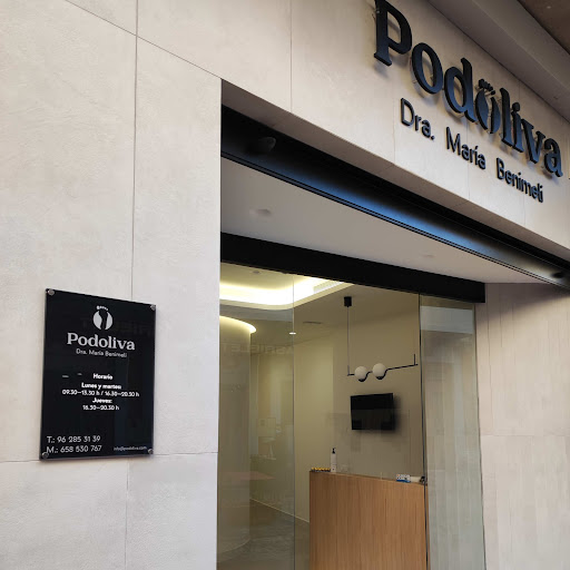 Clínica Podológica PODOLIVA Dr. María Benimeli en Oliva, Valencia