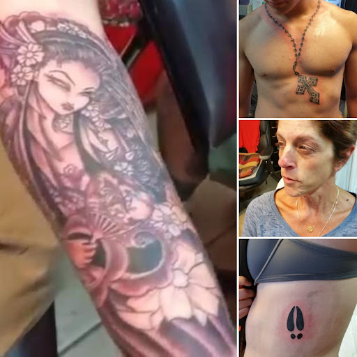 Explore wedding tattoo ideas, creative tattoo ideas in Elko, available at Tom Custom Tattoos and Body Piercing Studio