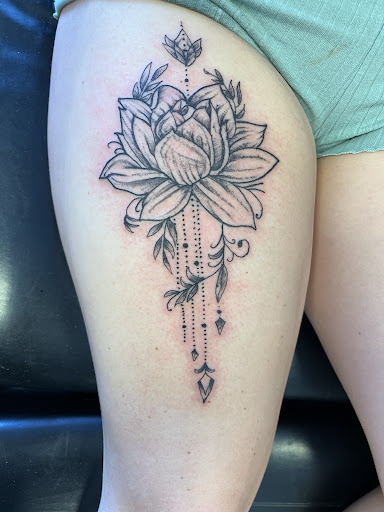 Explore beast tattoo ideas, creative tattoo ideas in Seymour, available at American Gypsy Tattoo Corp.