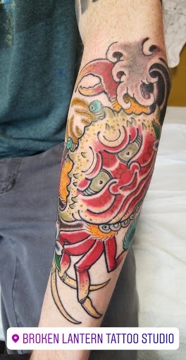 Explore woman face tattoo ideas, creative tattoo ideas in Charleston, available at Broken Lantern Tattoo