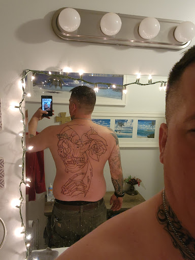 Explore religious tattoo ideas for women, creative tattoo ideas in Spartanburg, available at Lucky Dice Tattoo Shop Spartanburg