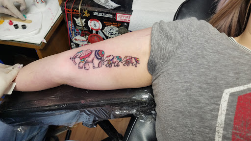 Explore tattoo ideas for police, creative tattoo ideas in Cambridge, available at Skinworks Tattoo