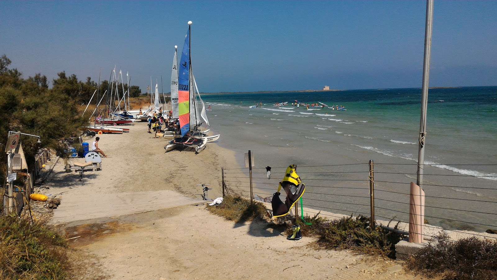 Foto von Spiaggia di San Iannico mit beiger sand Oberfläche