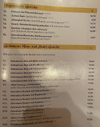 China Restaurant Schloss à Steinach carte