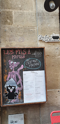 Les Fils À Maman Bordeaux à Bordeaux menu