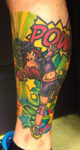 Explore side leg tattoo ideas, creative tattoo ideas in Peterborough, available at Eternal Alchemy Tattoo