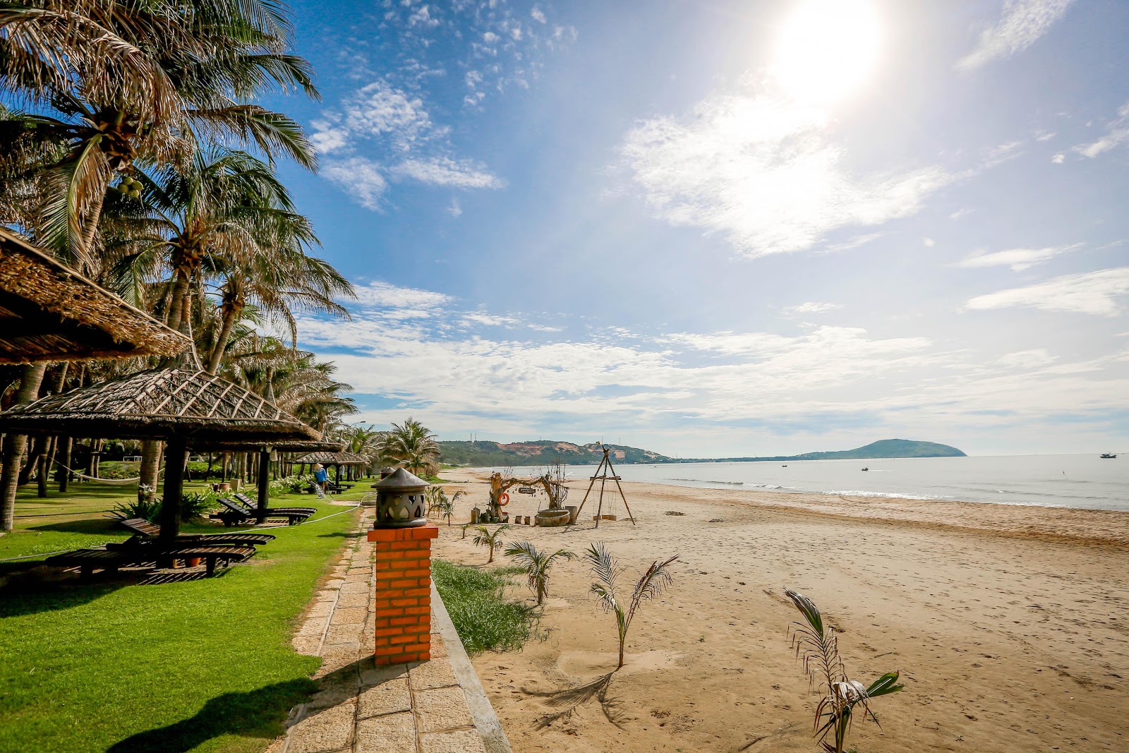 Foto von Mui Ne Beach und die siedlung