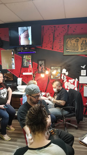 Explore motorbike tattoo ideas, creative tattoo ideas in Columbia, available at Ronin Tattoo Llc