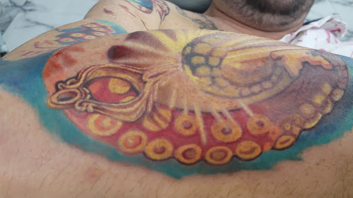 Explore small sleeve tattoo ideas, creative tattoo ideas in Rowlett, available at Sinners Tattoo Studio and Supply