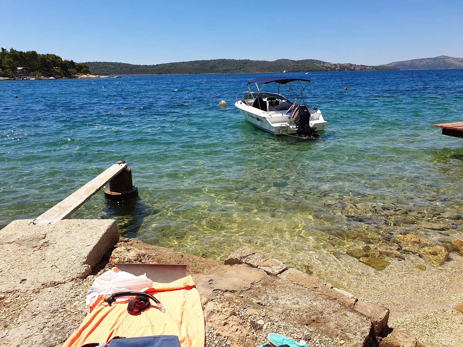 Hafen trogir beach的照片 便利设施区域