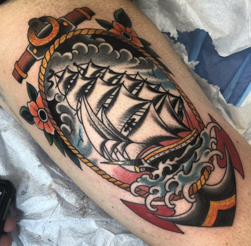 Explore tattoo with daughters name ideas, creative tattoo ideas in Virginia Beach, available at Salt Water Tattoo
