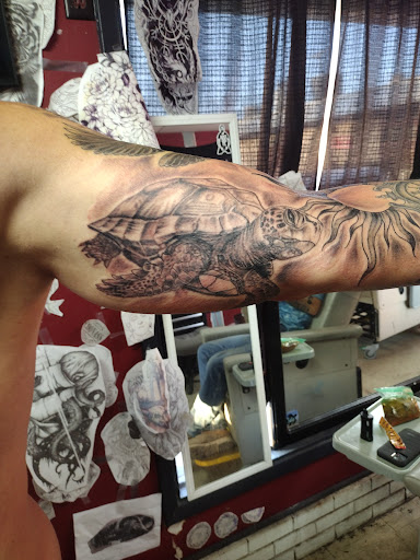 Explore tattoo ideas about travel, creative tattoo ideas in Rockport, available at Electric Sunset Tattoo