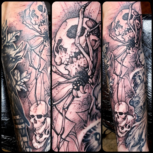 Explore ezra tattoo ideas, creative tattoo ideas in Fuquay Varina, available at 401 Tattoo and Antiquities