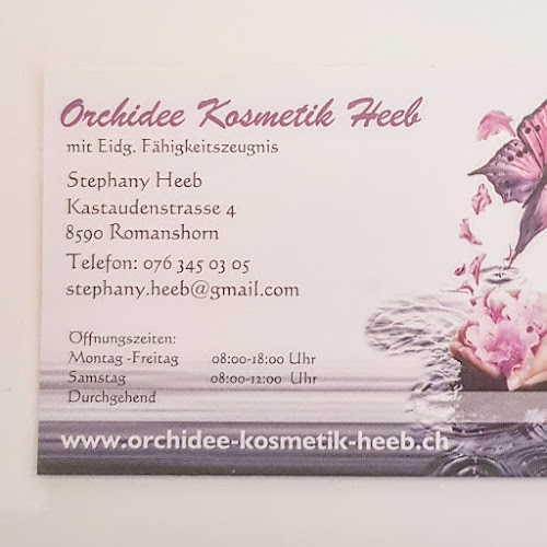 Rezensionen über Orchidee Kosmetik Heeb, Stephany Künzler-Heeb in Arbon - Kosmetikgeschäft