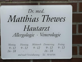Dr. med Matthias Thewes Facharzt für Hautkrankheiten