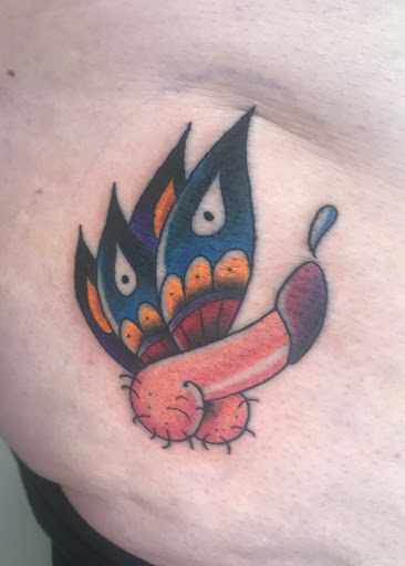 Explore back tattoos ideas guys, creative tattoo ideas in Kearney, available at Bread N Butter Tattoo