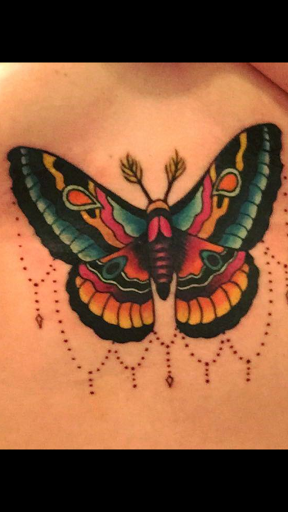 Explore guitarist tattoo ideas, creative tattoo ideas in Roanoke, available at Skin Thrills Tattoo & Body Piercing Studio