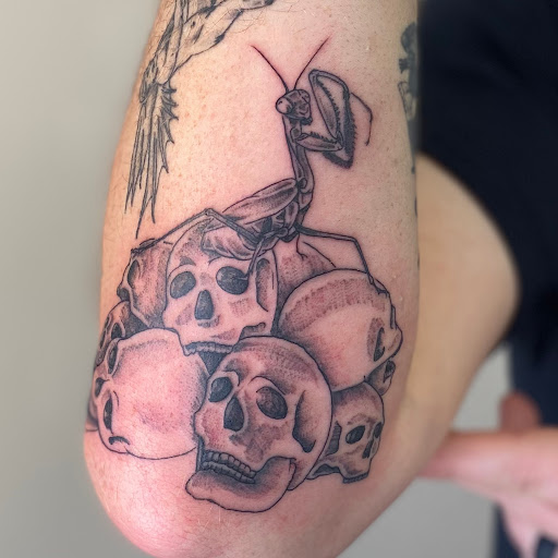 Explore boo tattoo ideas, creative tattoo ideas in Fort Collins, available at Meadowlark Tattoo