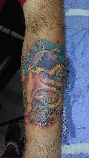 Explore satanic tattoo ideas, creative tattoo ideas in Anniston, available at Wicked Game Tattoo & Piercing Studio