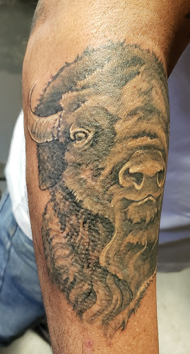 Explore side head tattoo ideas, creative tattoo ideas in Granbury, available at Trewink Tattoo