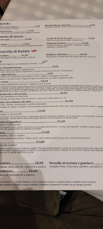 Gino Capitone à Rome menu