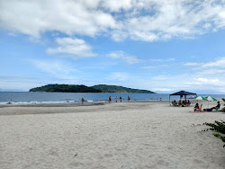 Foto von Sossego Strand und die siedlung