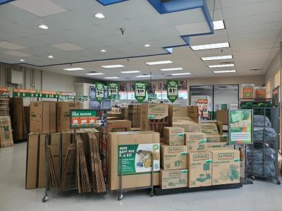 Moving Supplies Showroom at U-Haul Moving & Storage at Gandy Blvd