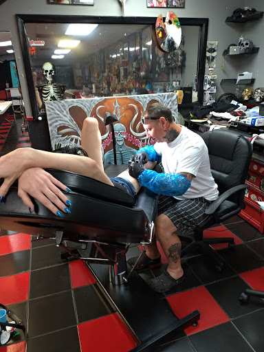 Explore tattoo designs for sailors leg tattoo ideas, creative tattoo ideas in Clearwater, available at Atomic Tattoos Palm Harbor