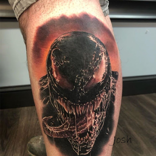 Explore chin tattoo ideas, creative tattoo ideas in Sanford, available at Venom Ink Tattoo