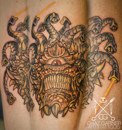 Explore hip bone tattoo ideas, creative tattoo ideas in Warrior, available at The Great Wilderness Tattoo