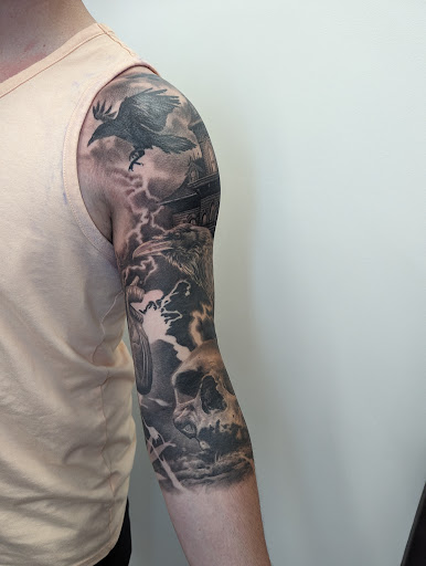 Explore animal tattoo sleeve ideas, creative tattoo ideas in Philadelphia, available at Central Tattoo Studio