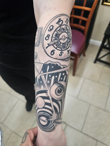 Explore dark knight tattoo ideas, creative tattoo ideas in Toms River, available at Jersey Sure Lines Tattoo