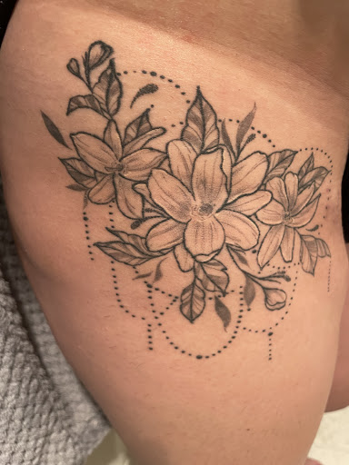 Explore rose tattoo ideas for females, creative tattoo ideas in Snohomish, available at Valley Roots Studio