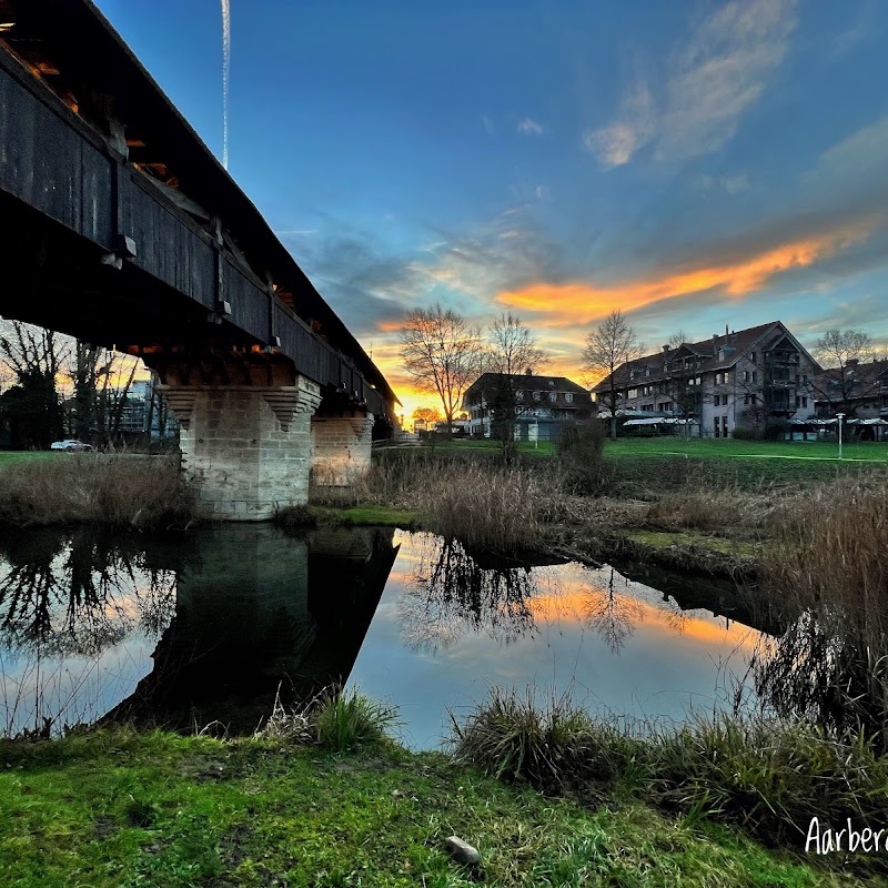 Holzbrücke Aarberg