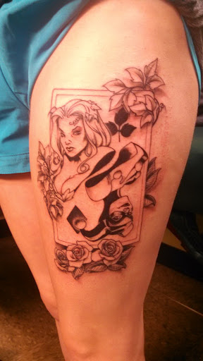 Explore small halloween tattoo ideas, creative tattoo ideas in Saint Cloud, available at Wingnut Tattoo & Piercing Studio