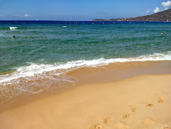 Foto di Castellu beach circondato da montagne