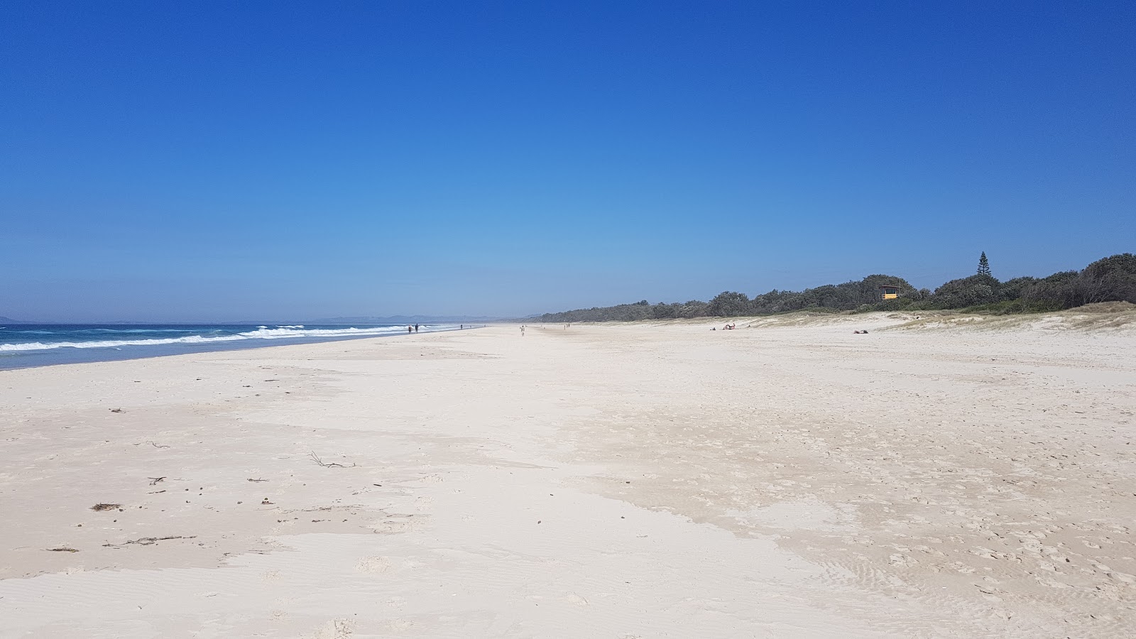 Zdjęcie Brunswick Heads Main Beach z proste i długie